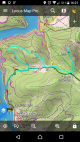 Sivec a Drienkova skala z Ružína - mapa