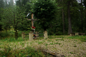 kríž pri asfaltke