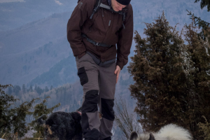 Veľká Javorina cez Čergov z Majdanu (Čergov)