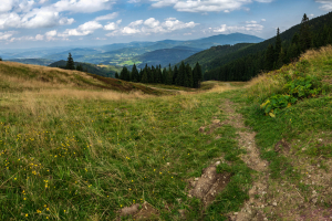 Pilsko zo sedla Hliny (Oravské Beskydy)
