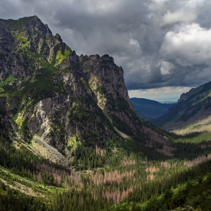 2170 m vysoký Mlynár a Bielovodská dolina