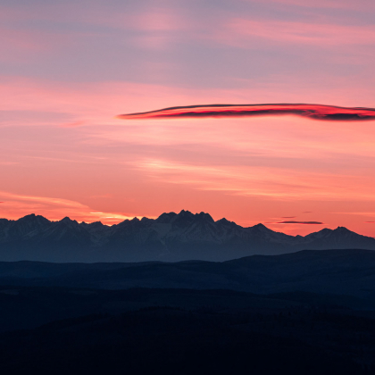 Altostratus nad Tatrami