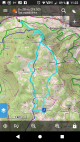 Gerlašská skala a Zvonárka z Honcov - mapa