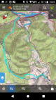 Rozsypaná skala z RIchnavy - mapa
