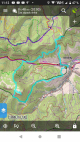 Slovinská a Biela skala zo Sloviniek - mapa