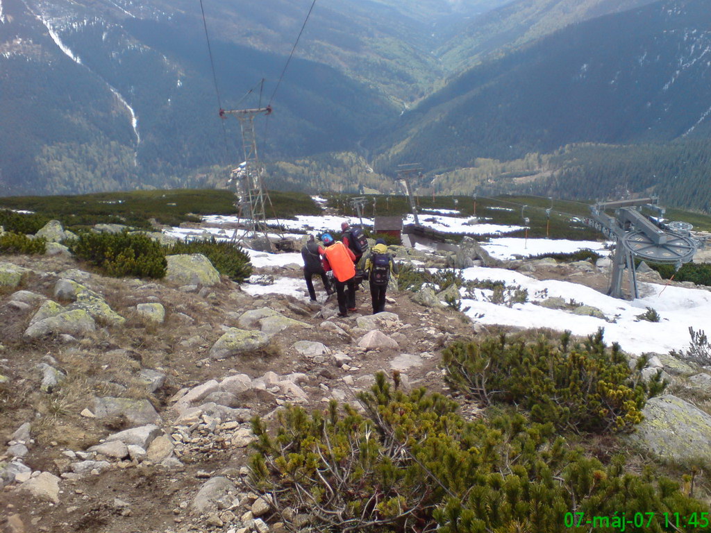 Centrálny hrebeň Nízkych Tatier - 3 deň - zásah HZS (Nízke Tatry)