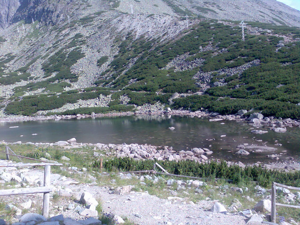 Jahňací štít zo Skalnatého plesa (Vysoké Tatry)