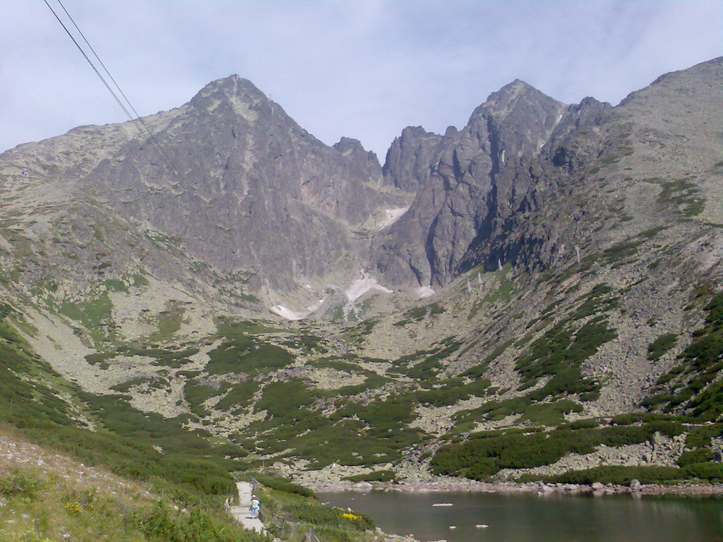 Jahňací štít zo Skalnatého plesa (Vysoké Tatry)