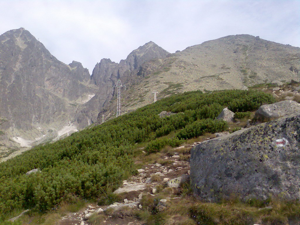 Jahňací štít zo Skalnatého plesa (Vysoké Tatry)