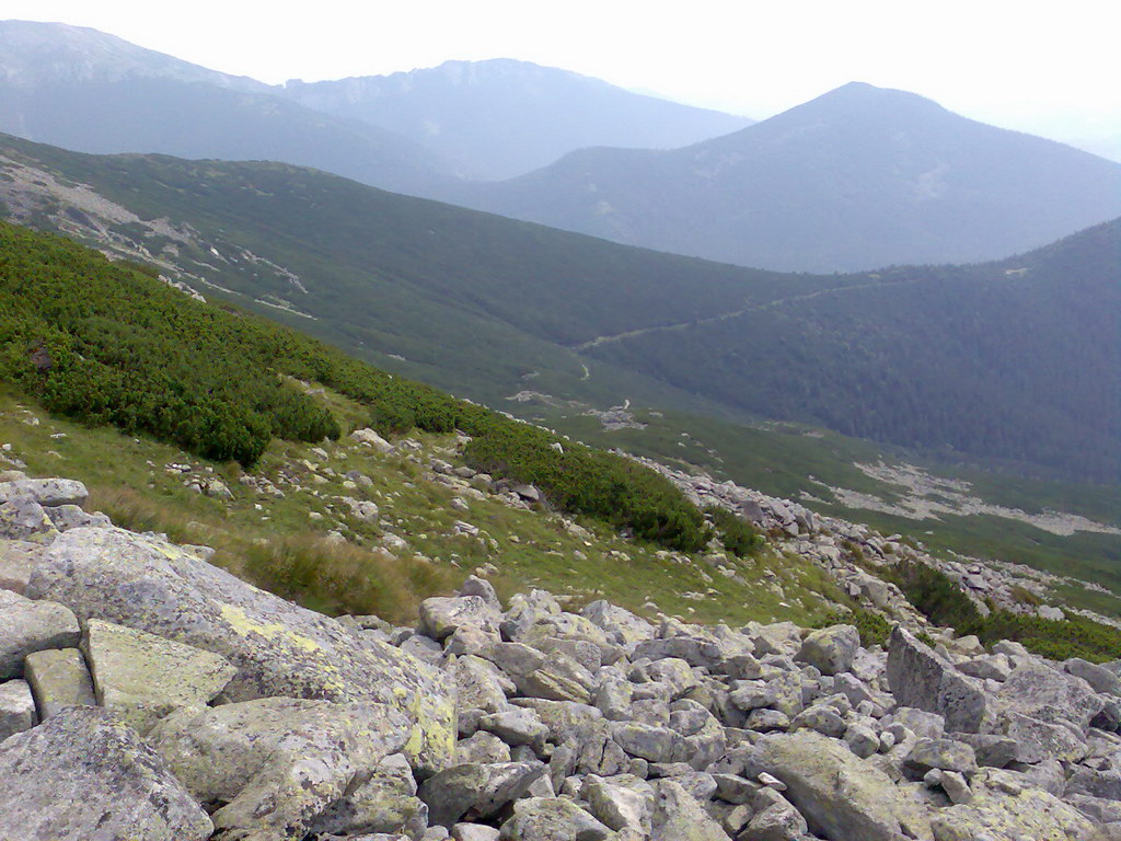 Jahňací štít zo Skalnatého plesa (Vysoké Tatry)