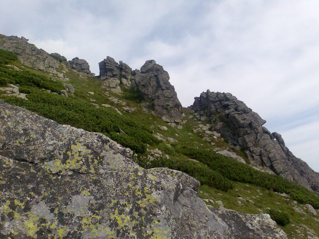 Jahňací štít zo Skalnatého plesa (Vysoké Tatry)