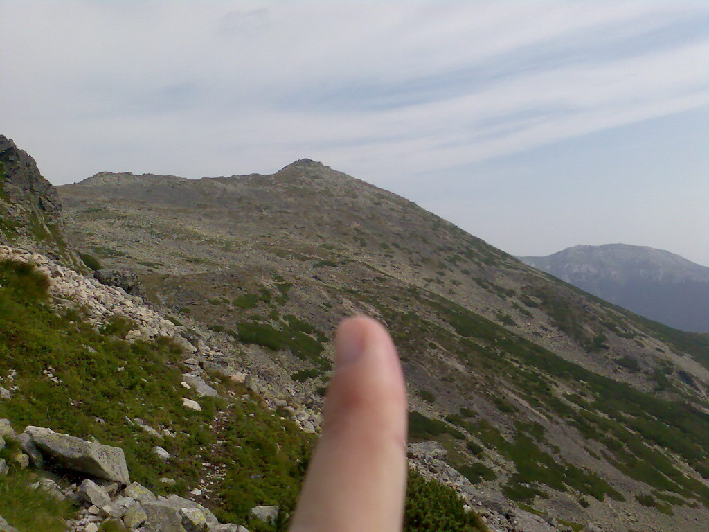 Jahňací štít zo Skalnatého plesa (Vysoké Tatry)