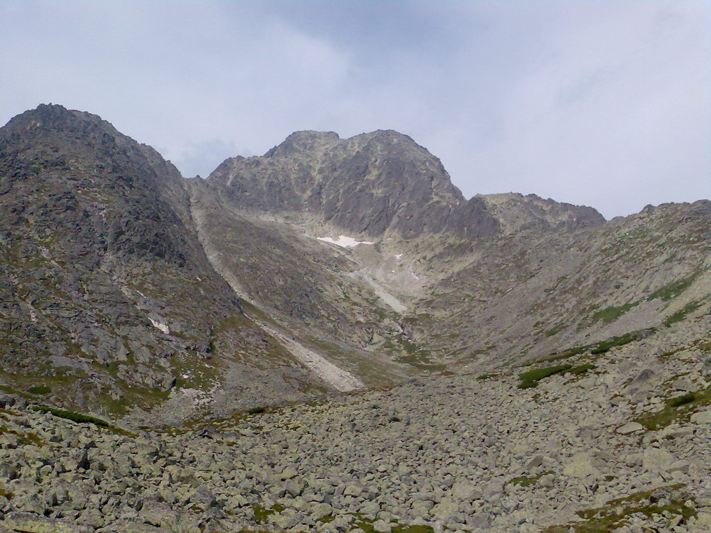 Jahňací štít zo Skalnatého plesa (Vysoké Tatry)