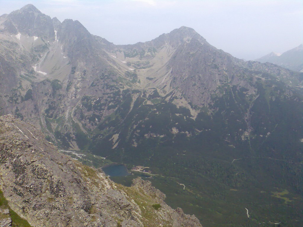 Jahňací štít zo Skalnatého plesa (Vysoké Tatry)