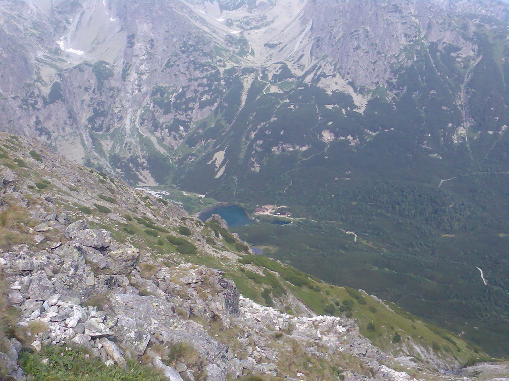 Jahňací štít zo Skalnatého plesa (Vysoké Tatry)