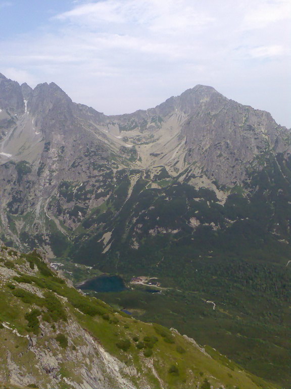 Jahňací štít zo Skalnatého plesa (Vysoké Tatry)