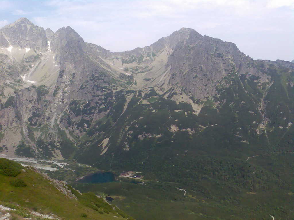 Jahňací štít zo Skalnatého plesa (Vysoké Tatry)