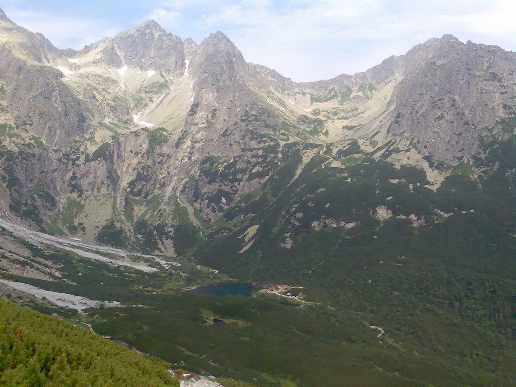 Jahňací štít zo Skalnatého plesa (Vysoké Tatry)