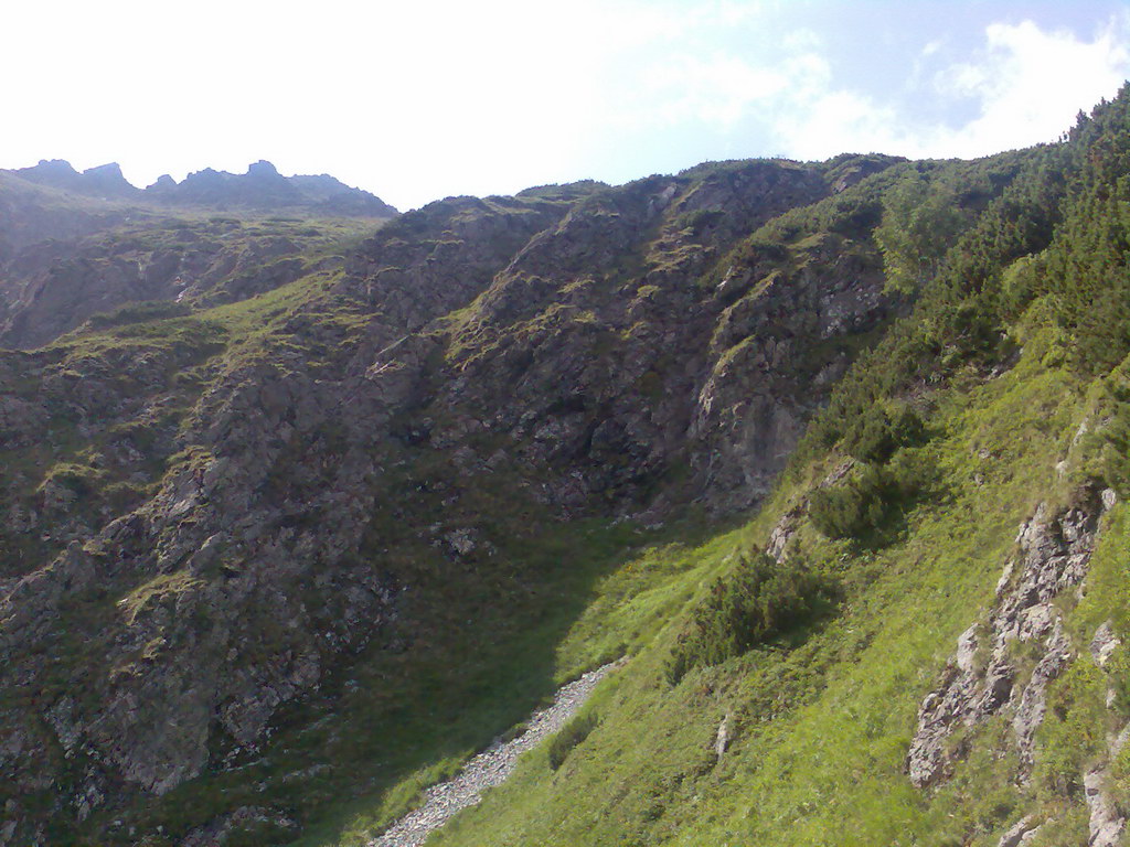 Jahňací štít zo Skalnatého plesa (Vysoké Tatry)