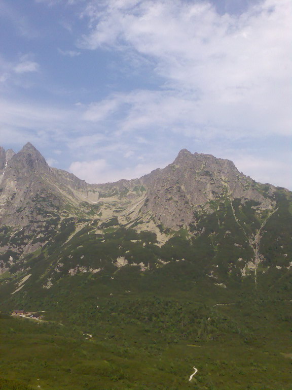 Jahňací štít zo Skalnatého plesa (Vysoké Tatry)