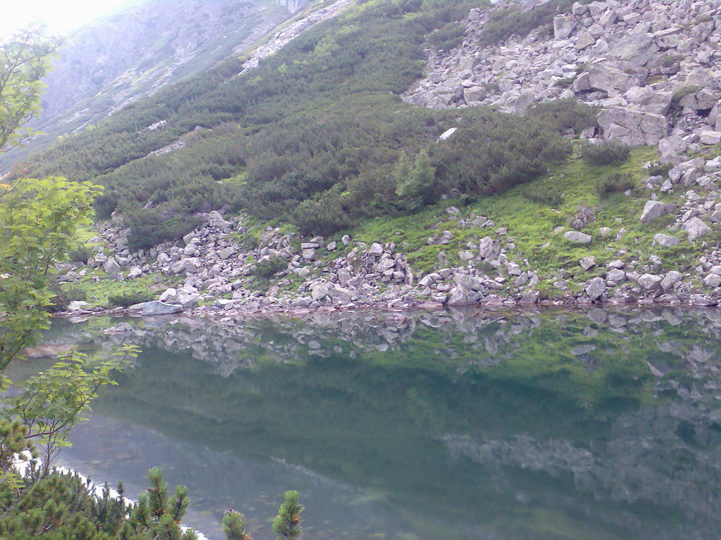 Jahňací štít zo Skalnatého plesa (Vysoké Tatry)