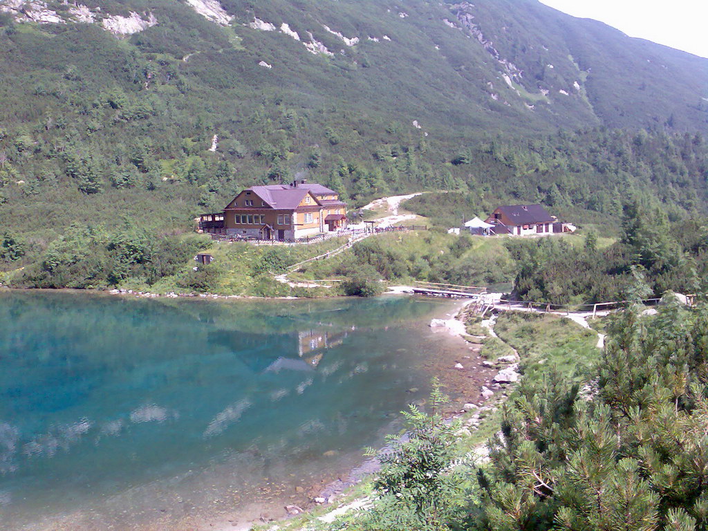 Jahňací štít zo Skalnatého plesa (Vysoké Tatry)