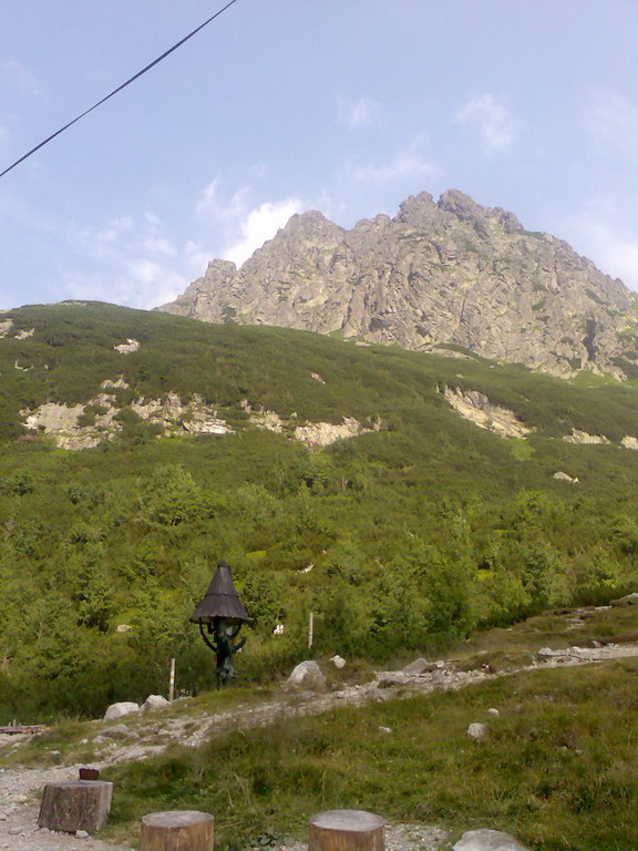 Jahňací štít zo Skalnatého plesa (Vysoké Tatry)