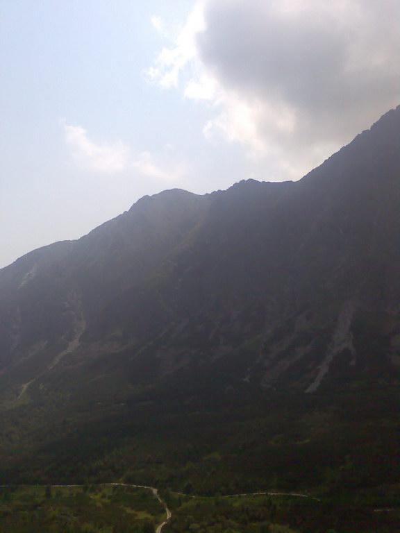 Jahňací štít zo Skalnatého plesa (Vysoké Tatry)