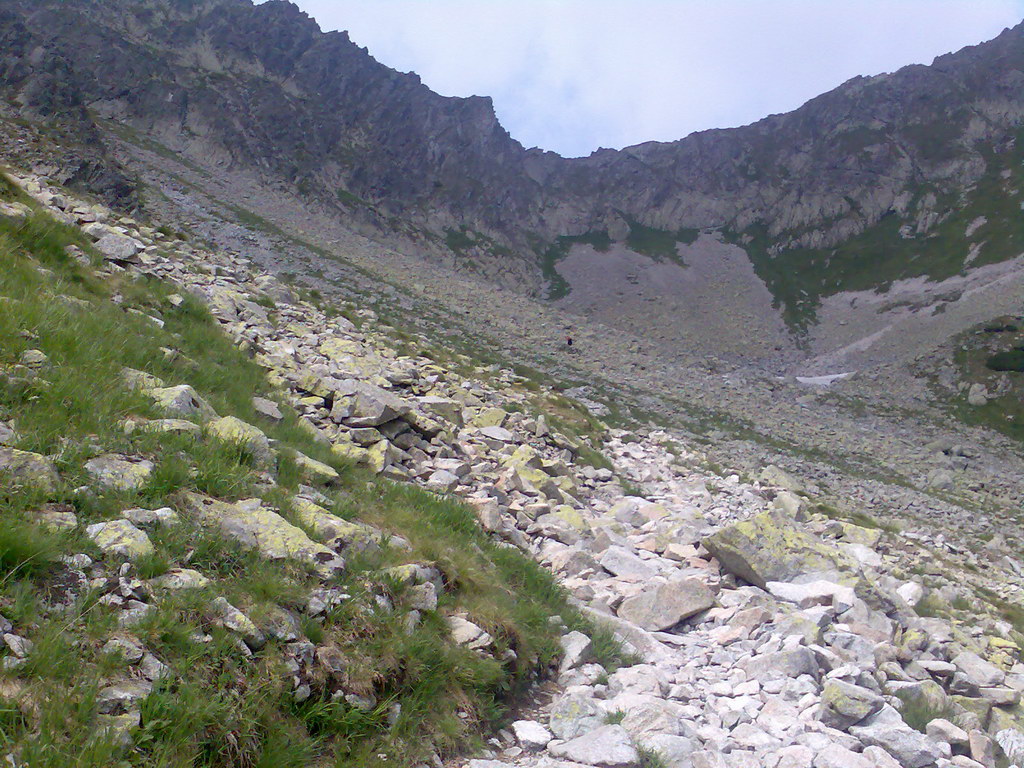 Jahňací štít zo Skalnatého plesa (Vysoké Tatry)