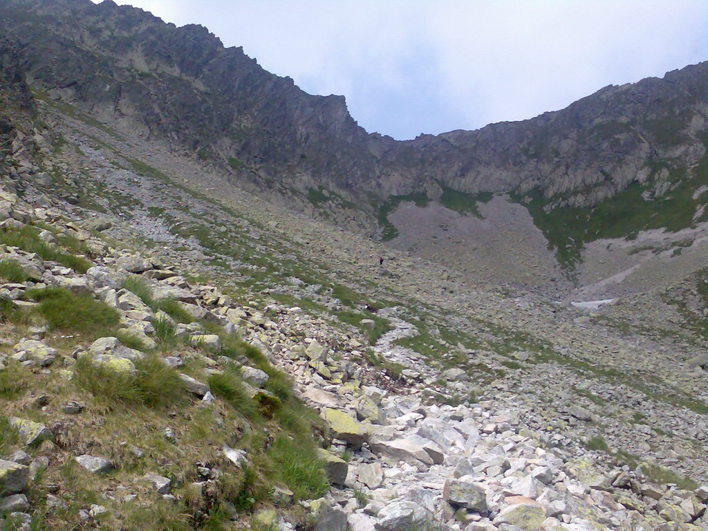 Jahňací štít zo Skalnatého plesa (Vysoké Tatry)