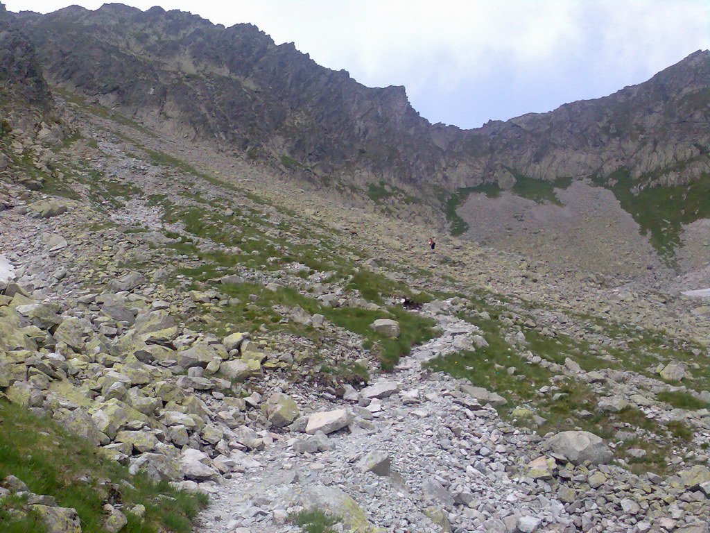 Jahňací štít zo Skalnatého plesa (Vysoké Tatry)