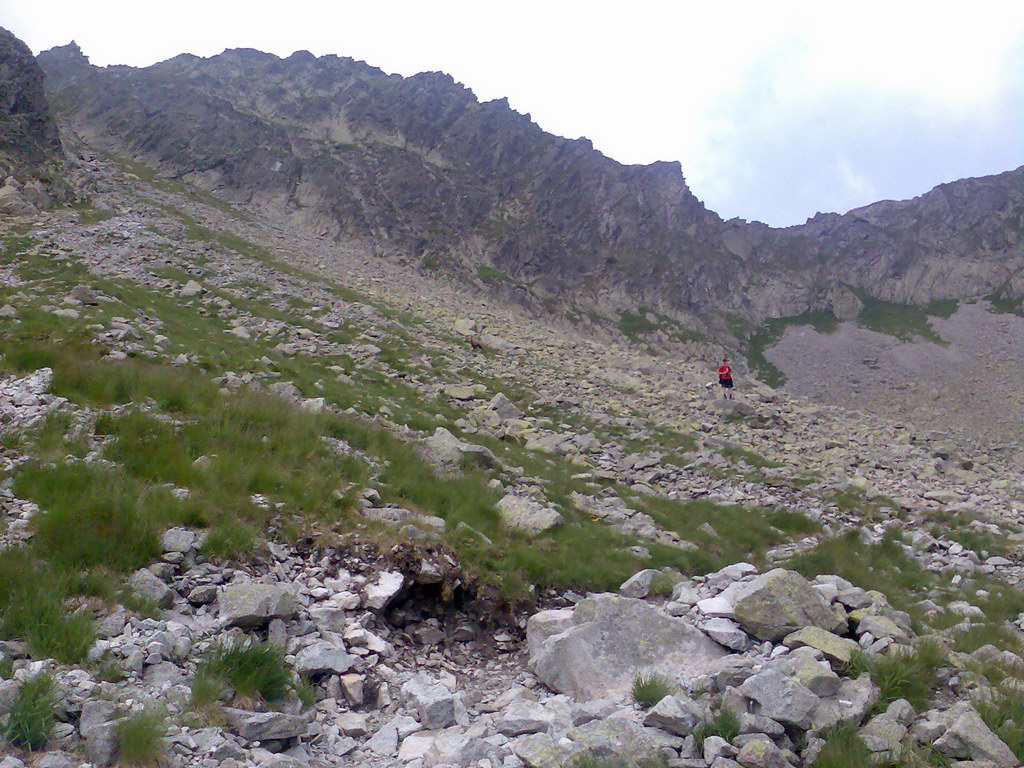 Jahňací štít zo Skalnatého plesa (Vysoké Tatry)