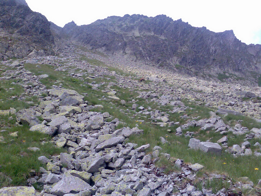 Jahňací štít zo Skalnatého plesa (Vysoké Tatry)