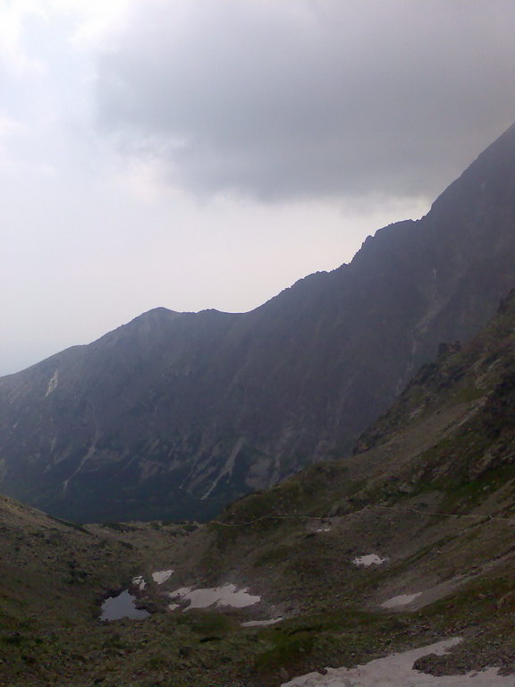 Jahňací štít zo Skalnatého plesa (Vysoké Tatry)