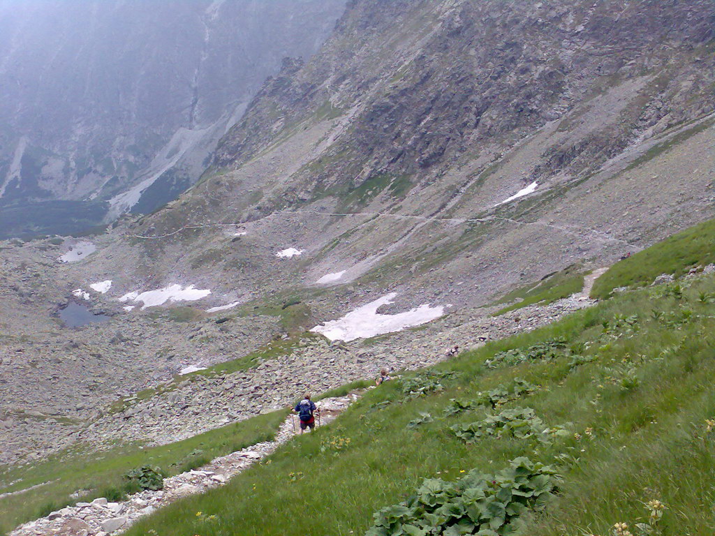 Jahňací štít zo Skalnatého plesa (Vysoké Tatry)