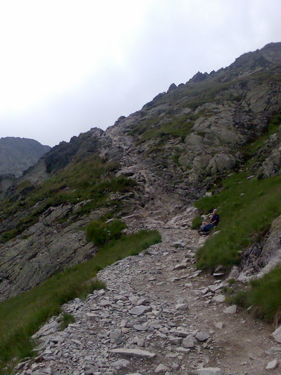 Jahňací štít zo Skalnatého plesa (Vysoké Tatry)