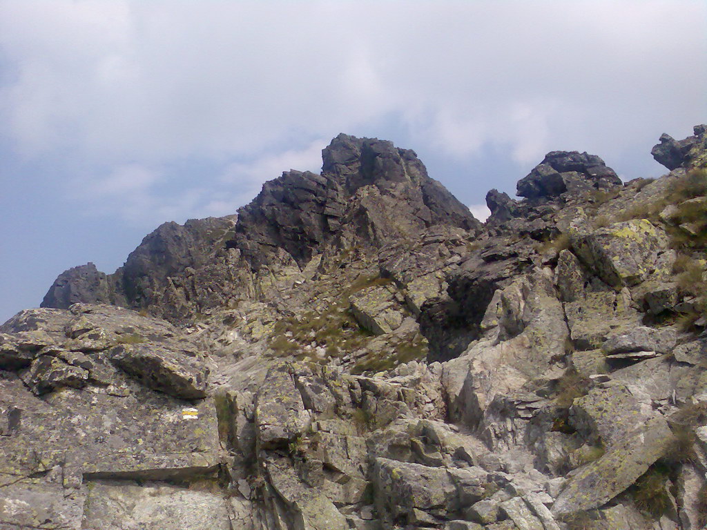 Jahňací štít zo Skalnatého plesa (Vysoké Tatry)