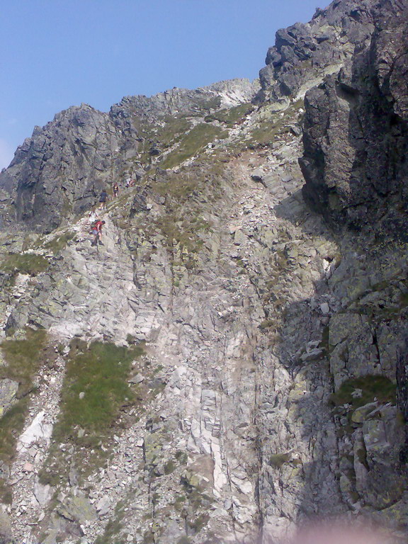 Jahňací štít zo Skalnatého plesa (Vysoké Tatry)