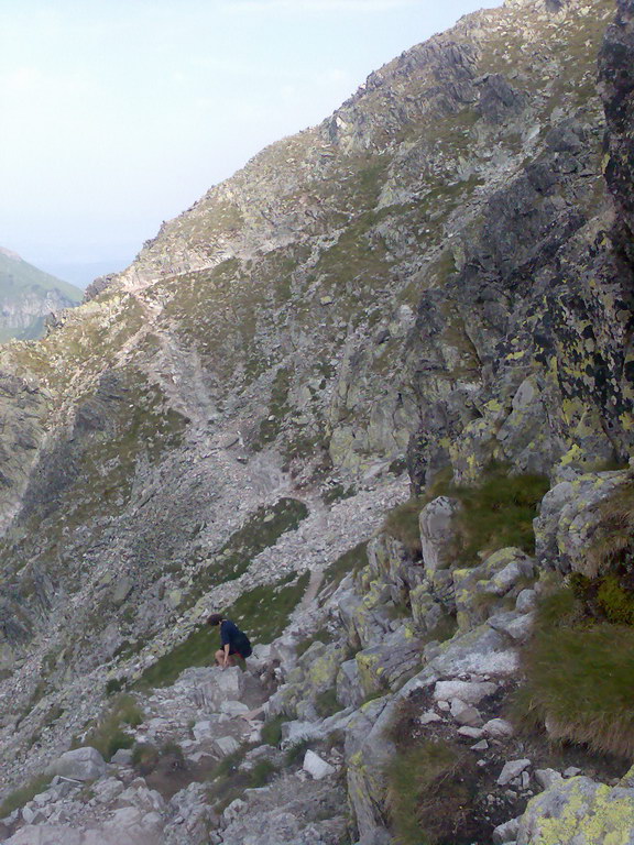 Jahňací štít zo Skalnatého plesa (Vysoké Tatry)