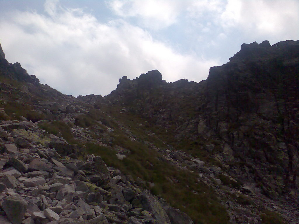 Jahňací štít zo Skalnatého plesa (Vysoké Tatry)