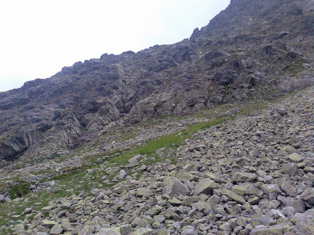 Jahňací štít zo Skalnatého plesa (Vysoké Tatry)