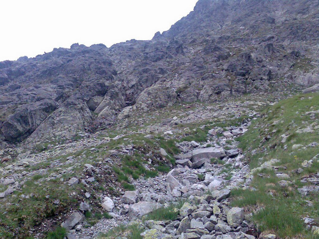 Jahňací štít zo Skalnatého plesa (Vysoké Tatry)