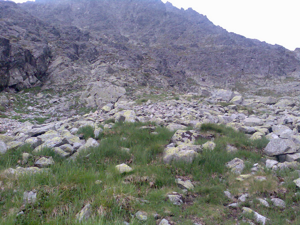 Jahňací štít zo Skalnatého plesa (Vysoké Tatry)