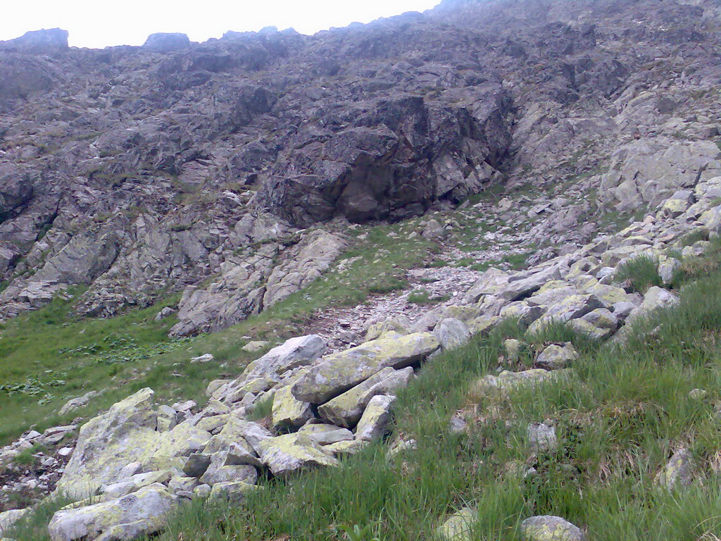 Jahňací štít zo Skalnatého plesa (Vysoké Tatry)