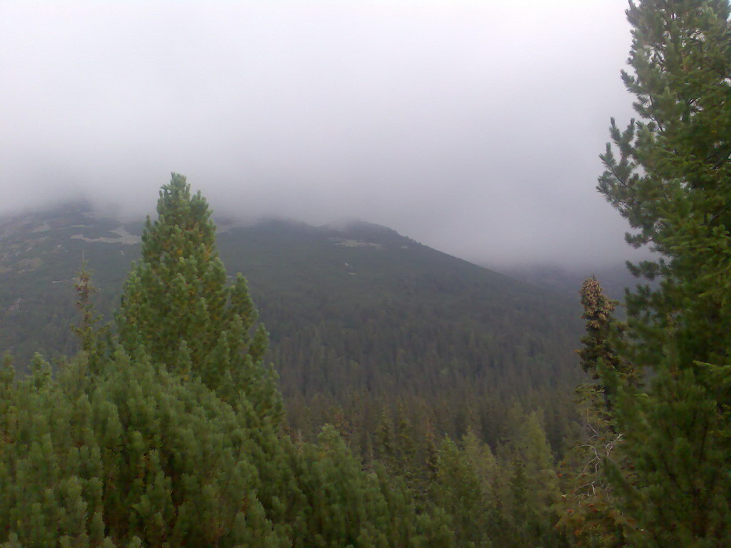 Kriváň zo Štrbského plesa (Vysoké Tatry)