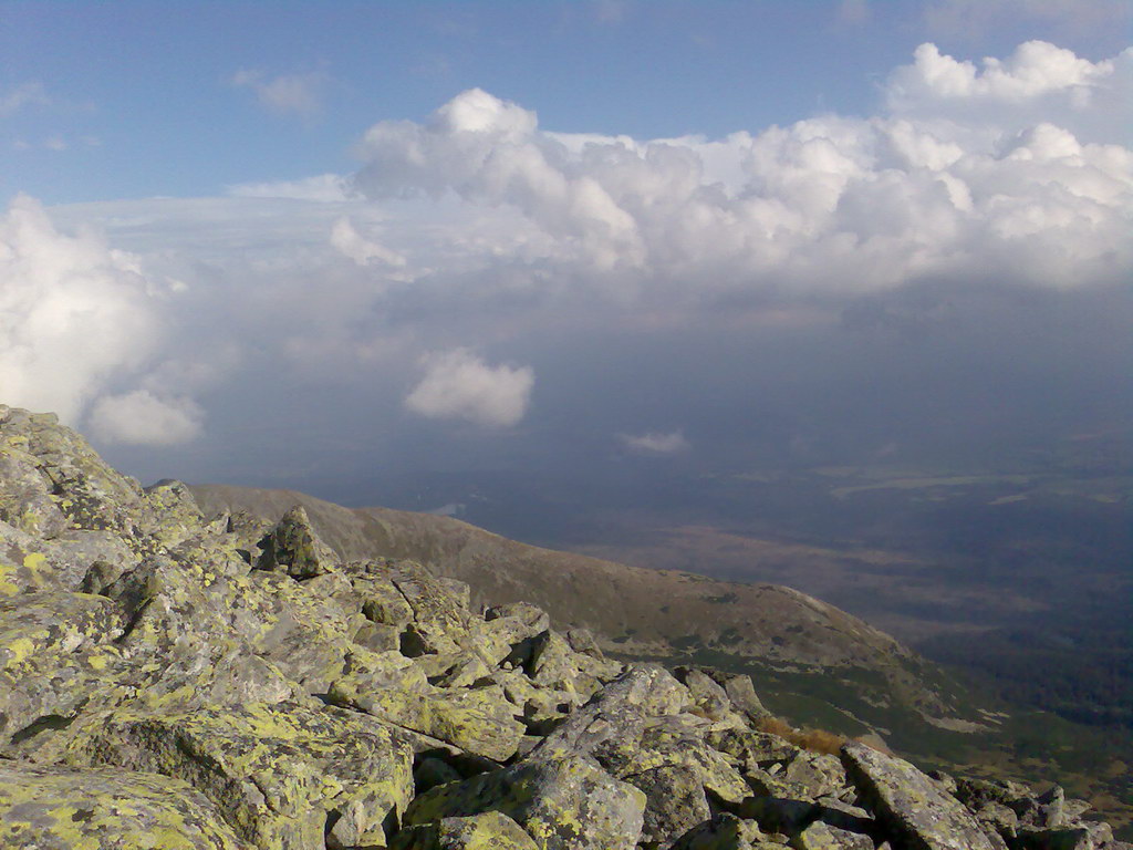 Kriváň zo Štrbského plesa (Vysoké Tatry)