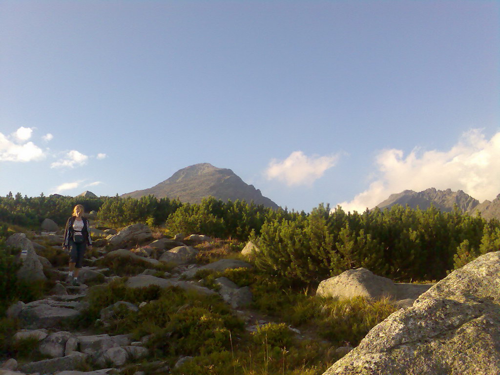 Kriváň zo Štrbského plesa (Vysoké Tatry)