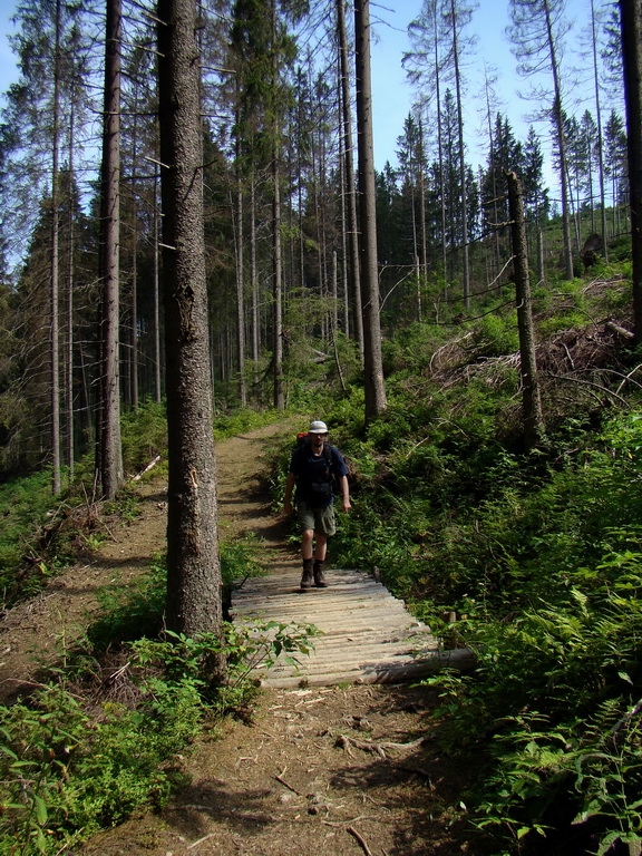 Vyšné Kopské sedlo Monkovou dolinou (Belianske Tatry)