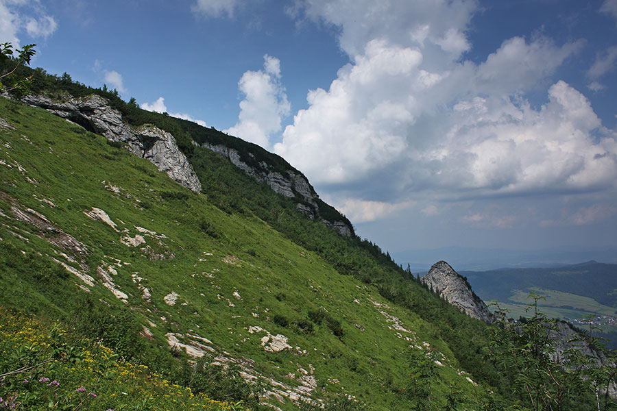 Vyšné Kopské sedlo Monkovou dolinou (Belianske Tatry)