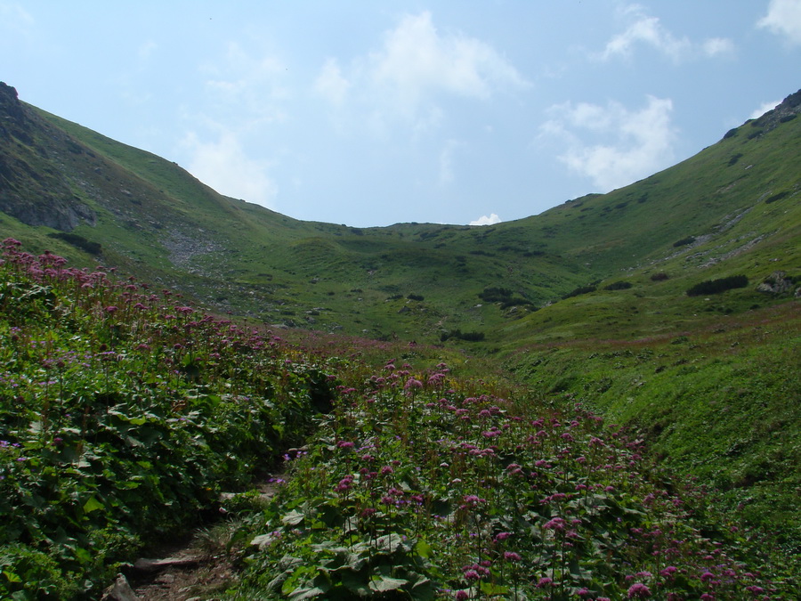 Vyšné Kopské sedlo Monkovou dolinou (Belianske Tatry)